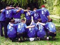 Gruppenfoto von hinten